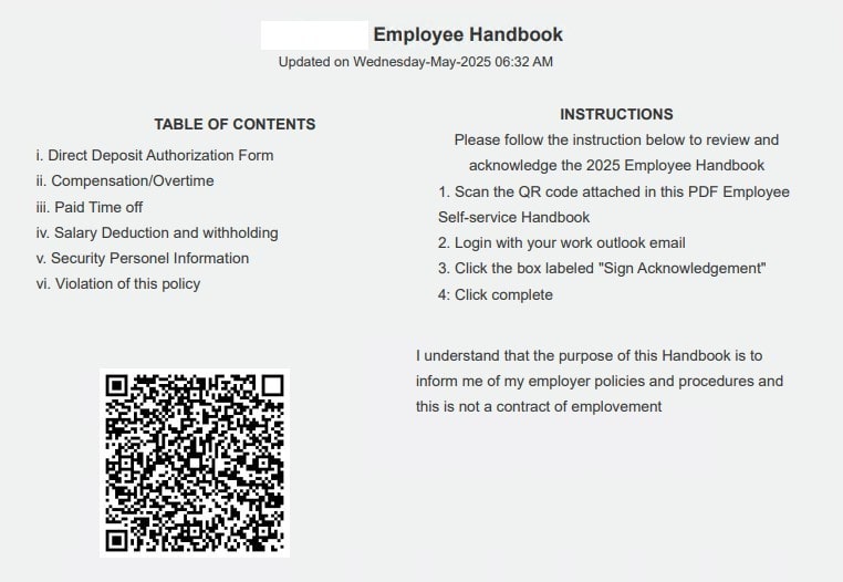 Employee Handbook