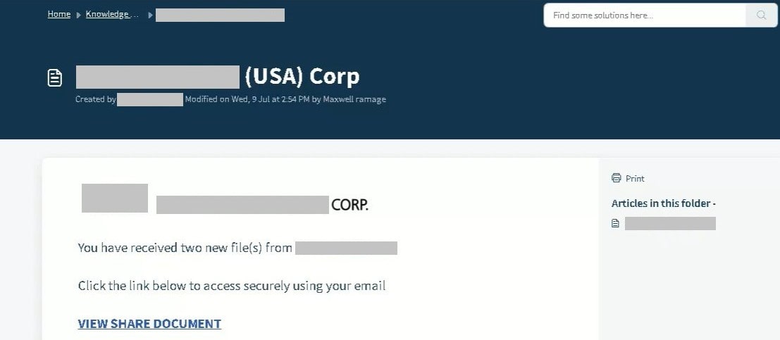 Trial Accounts Phishing